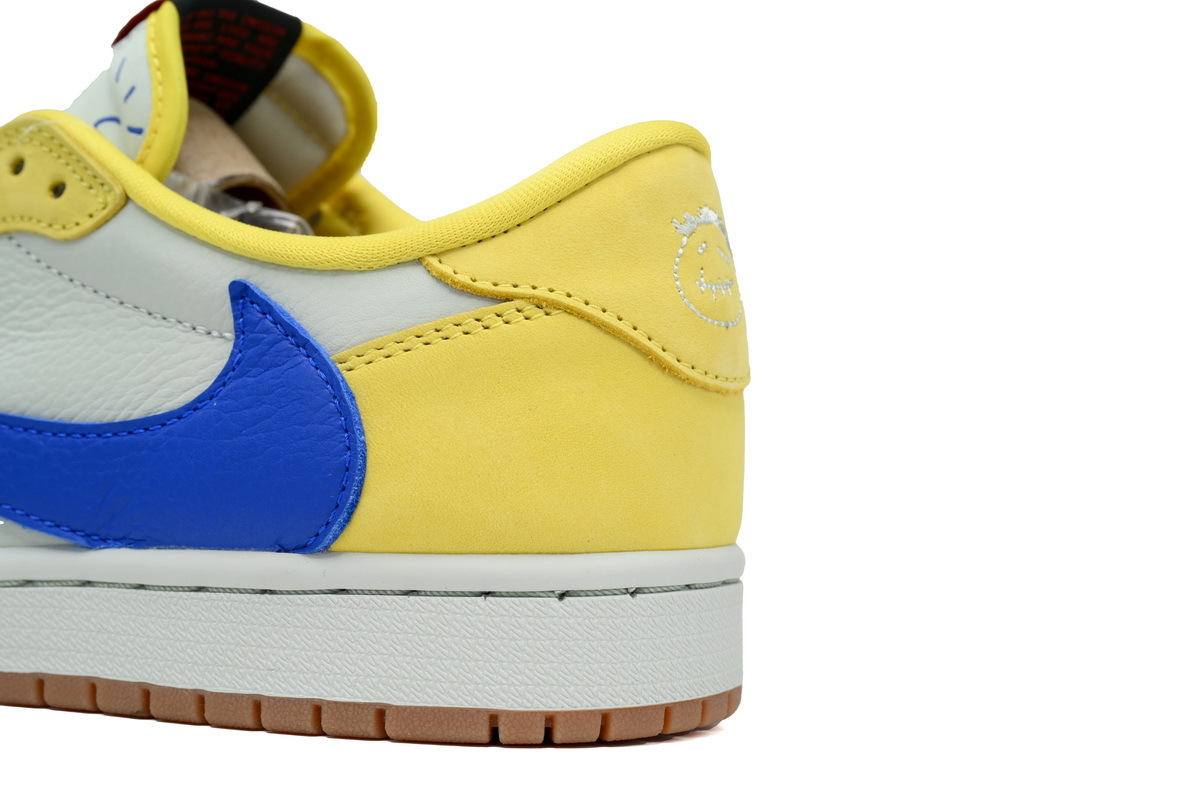 Travis Scott x Air Jordan 1 Low OG Canary DZ4137-700