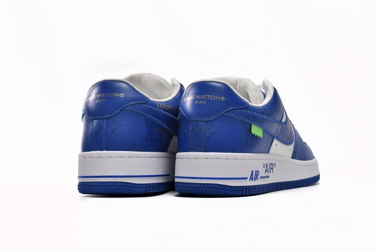 Louis Vuitton Nike Air Force 1 Low By Virgil Abloh White Royal