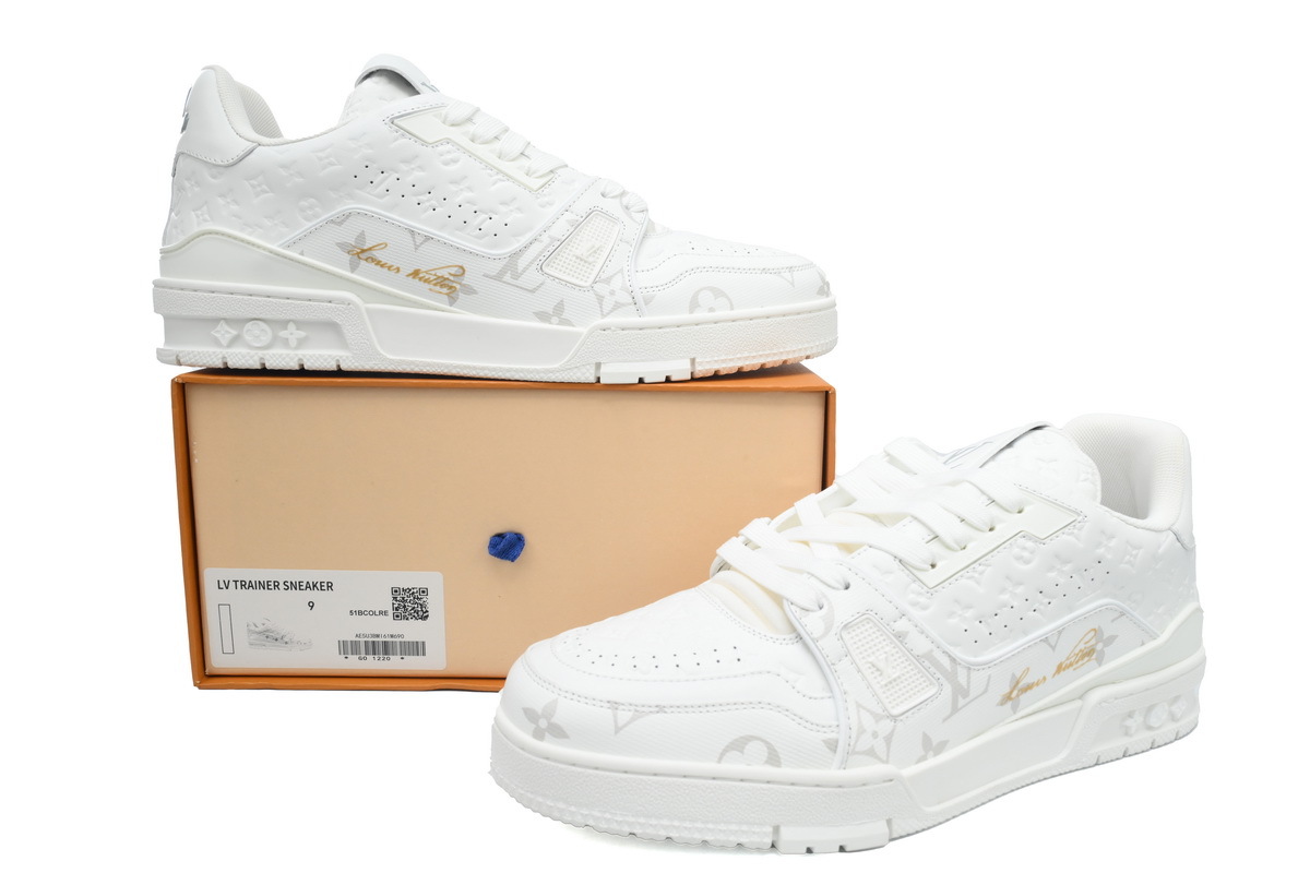 Louis Vuitton Louis VTrainer White