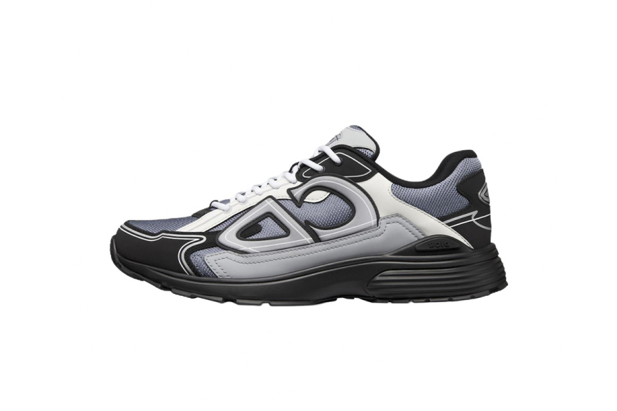 Dior B30 Sneaker Blue Mesh with Gray White and Black Technical Fabric 3SN279ZRB_H068