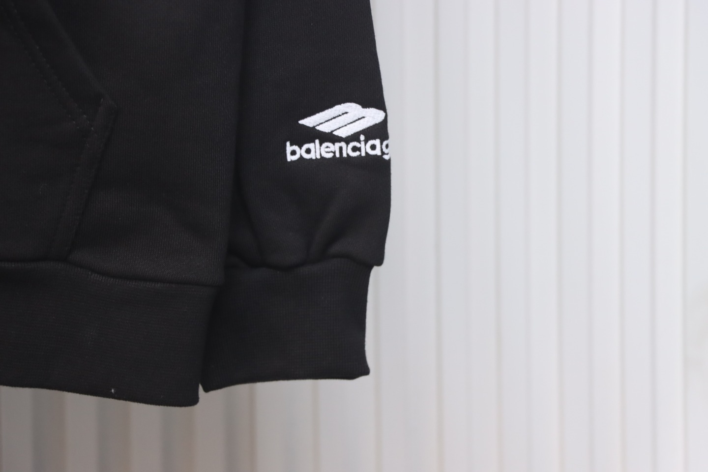 Balenciaga Paris Soccer Hoodie Black