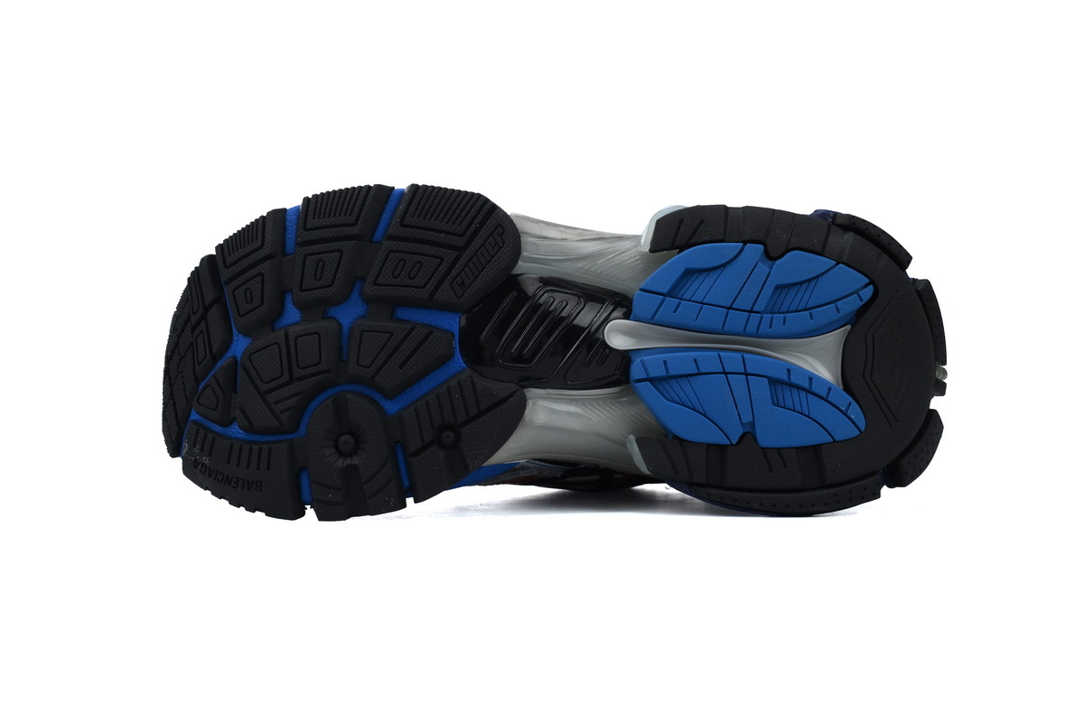 Balenciaga Runner White And Blue Printing 677402 W3RB6 1264