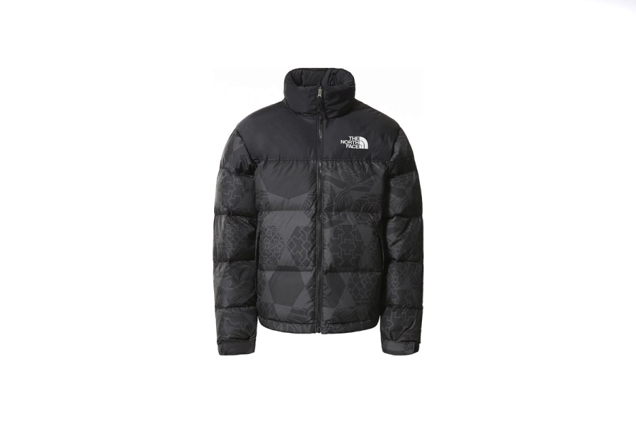 The North Face 1996 Retro Nuptse IC Geo Tonal Print Jacket Black NF0A5IX43H3