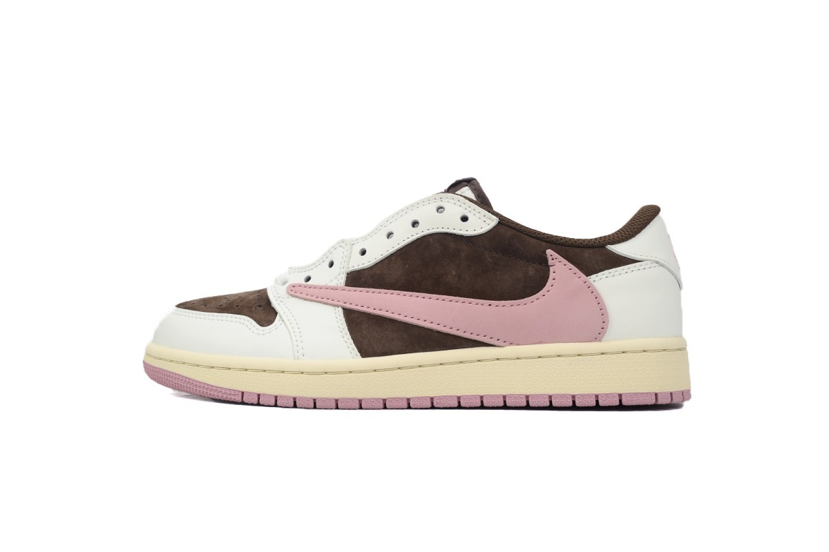 Travis Scott x Air Jordan 1 Low OG SP Dark Pony Pink DZ4137-206