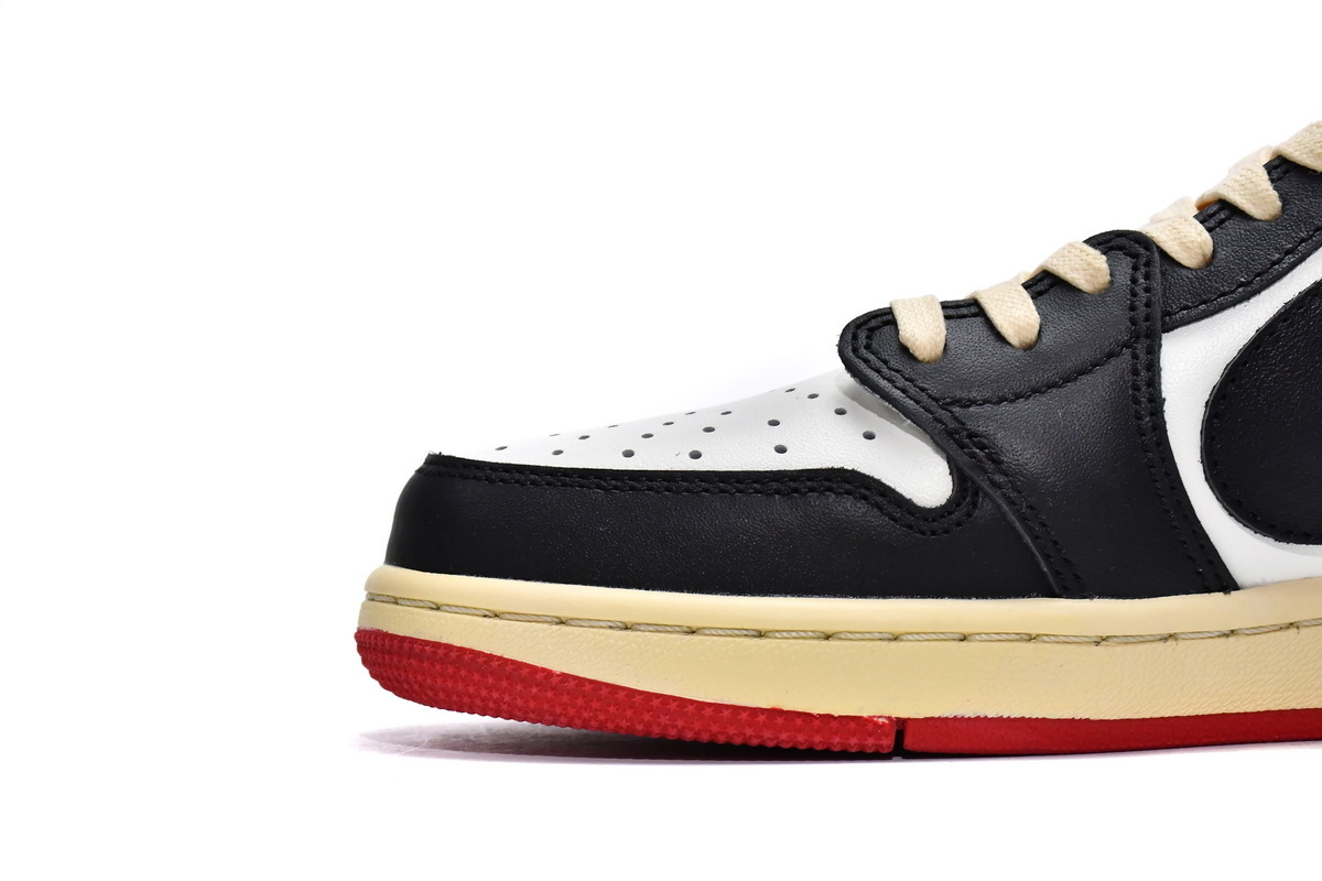 Travis Scott x Air Jordan 1 Low Black Red DM7866-166