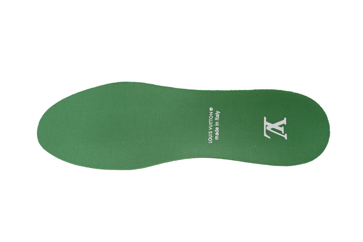 Louis Vuitton Trainer All Blue White Green Lychee Pattern 1ABNIS