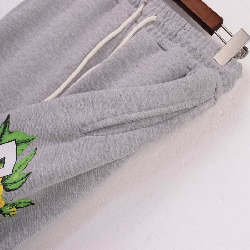 Denim Tears Floral Logo Sweatpant Grey