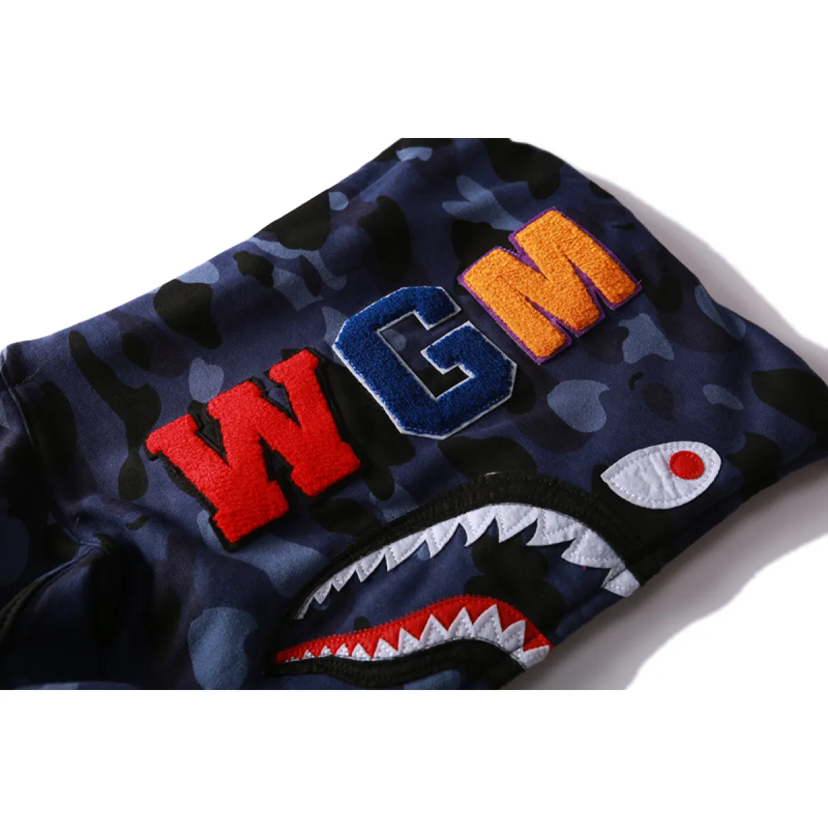 BAPE Color Camo 1/2 Shark Full Zip Hoodie