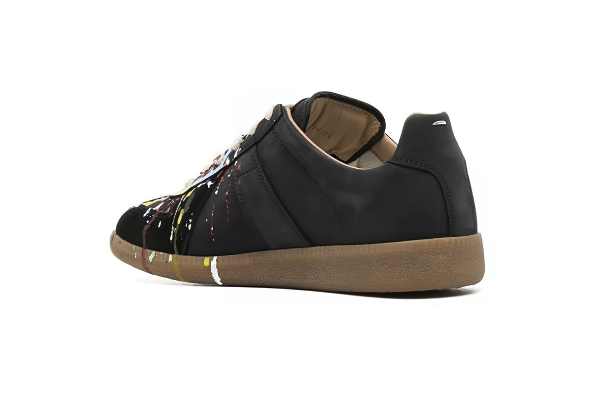 Maison Margiela Paint Replica German Army Trainer (GAT) Black