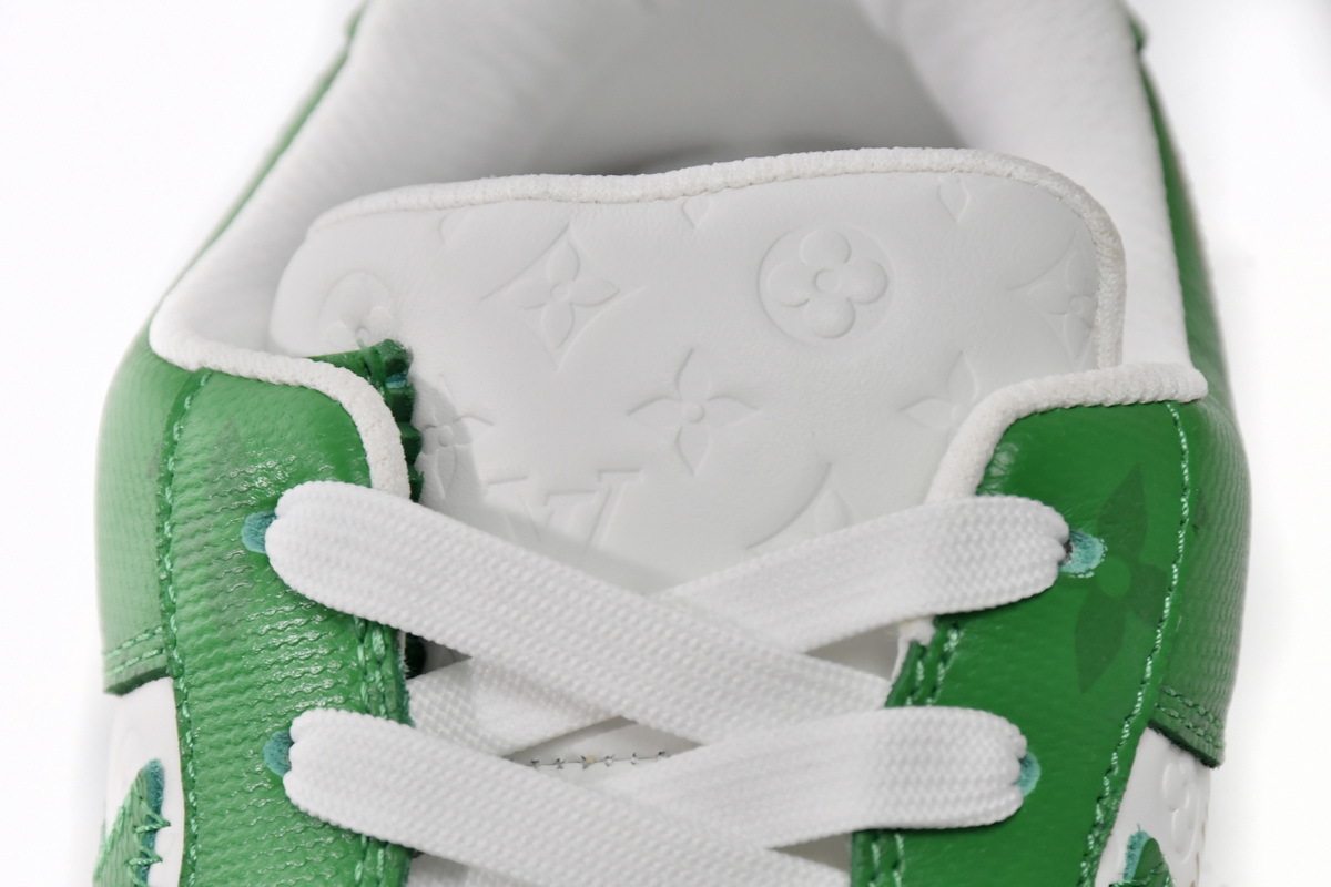 Louis Vuitton Nike Air Force 1 Low By Virgil Abloh White Green