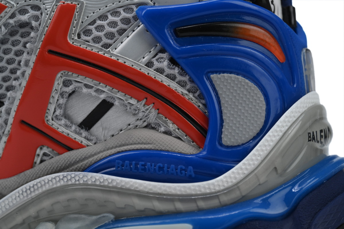 Balenciaga Runner White Blue Orange 677402 W3RB6 1264