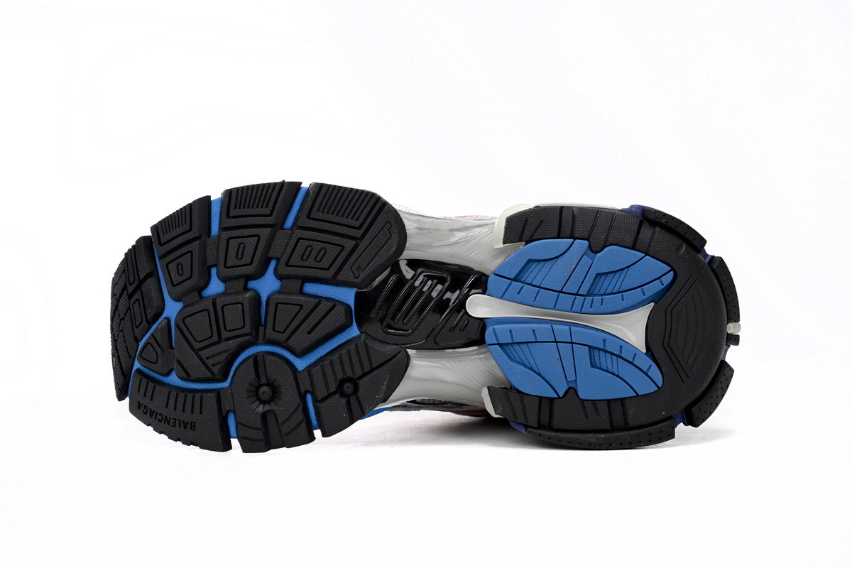 Balenciaga Runner White Blue Orange 677402 W3RB6 1264