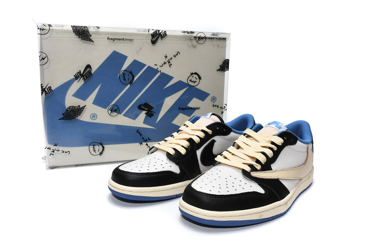 Travis Scott x Fragment Design x Air Jordan 1 Low DM7866-140