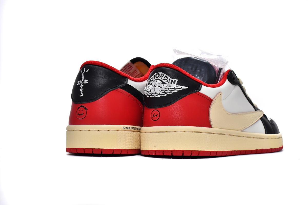 Travis Scott x Air Jordan 1 Low Black Red DM7866-166