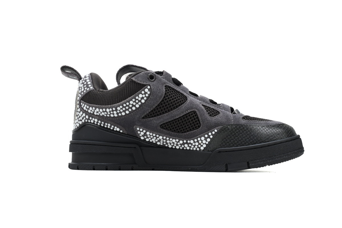 Louis Vuitton Skate Sneaker Gray Black White