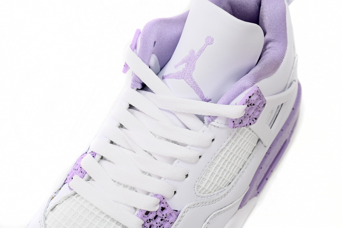 Air Jordan 4 White Purple CT8527-115
