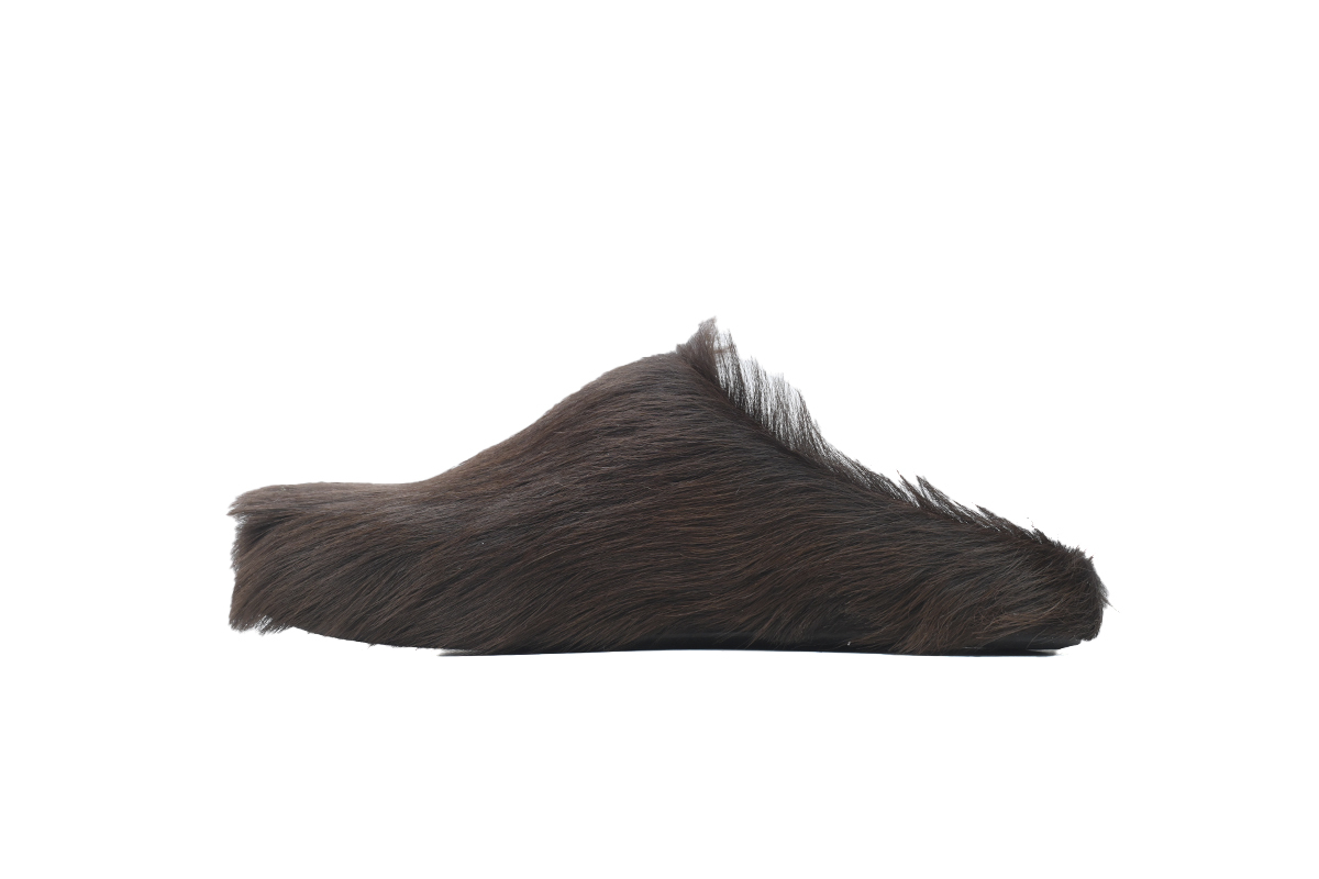 Marni Loafers Long-hair Calfskin Fussbett Brown