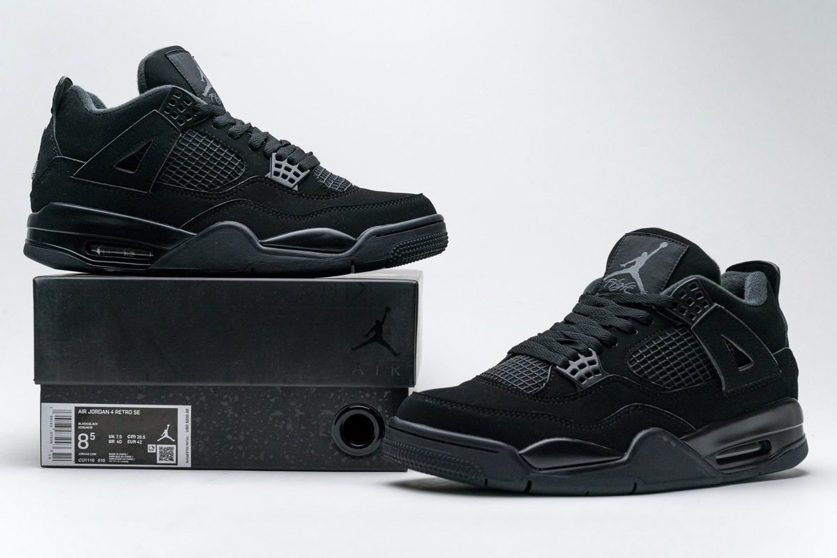 Air Jordan 4 Retro Black Cat CU1110-010