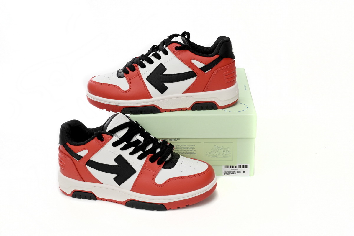 OFF-WHITE Out Of Office White Red And Black OMIA189 C99LEA00 12510