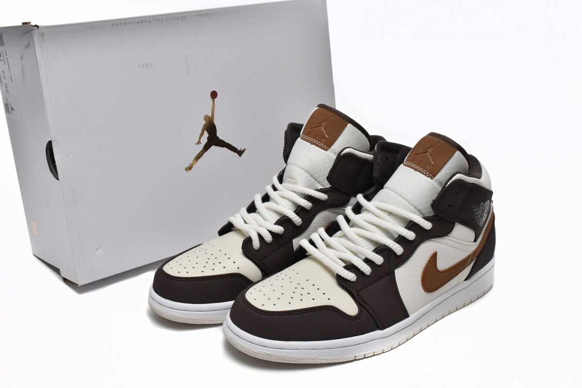 Jordan 1 Mid SE Brown Basalt Oatmeal DO6699-200