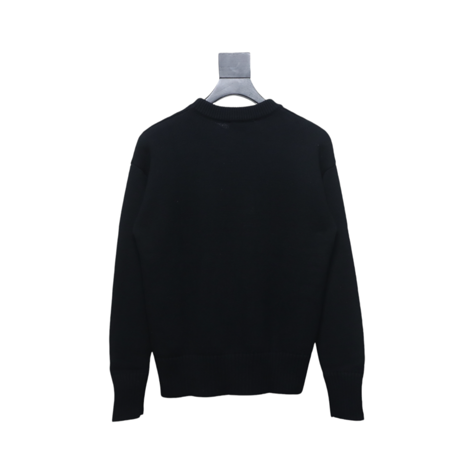 AMI Paris Ami de Coeur Sweater Black 21FW