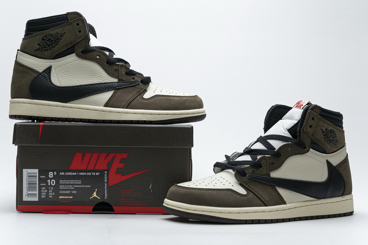 Travis Scott x Air Jordan 1 High OG TS SP CD4487-100