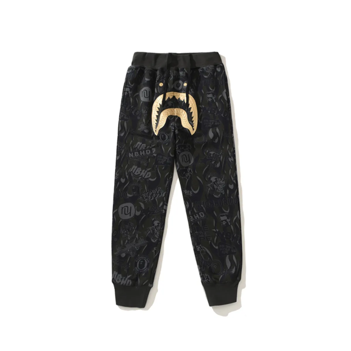 BAPE x NBHD Joint Style Shark Head Trousers