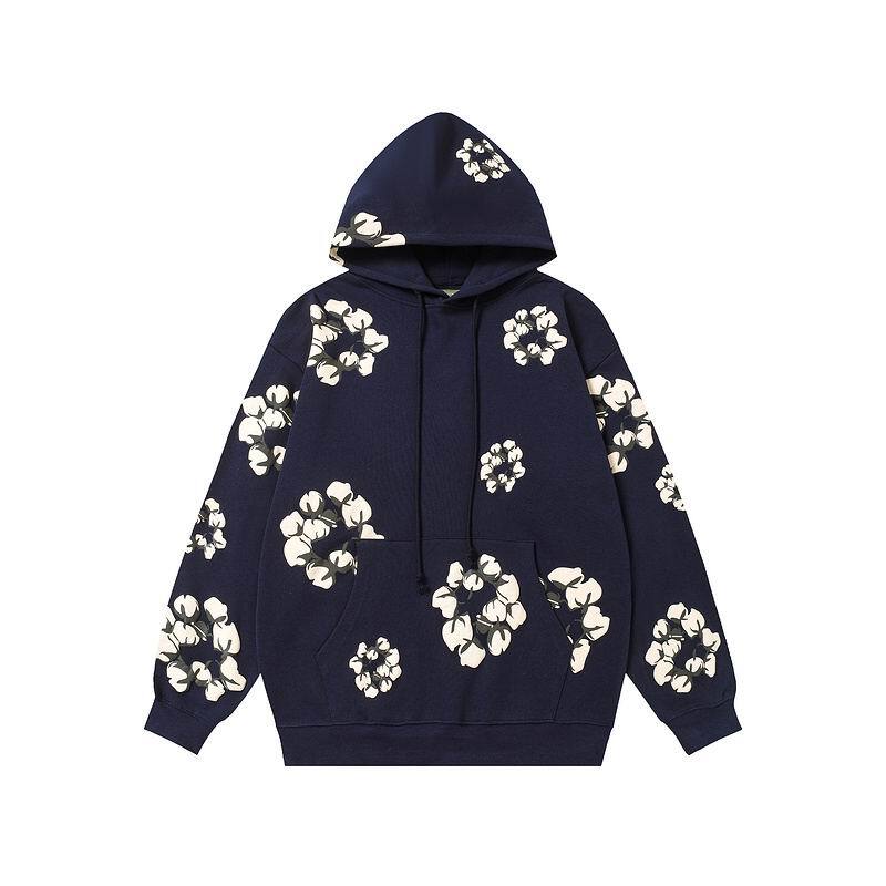 Denim Tears Cactus Tears Wreath Hoodie Navy