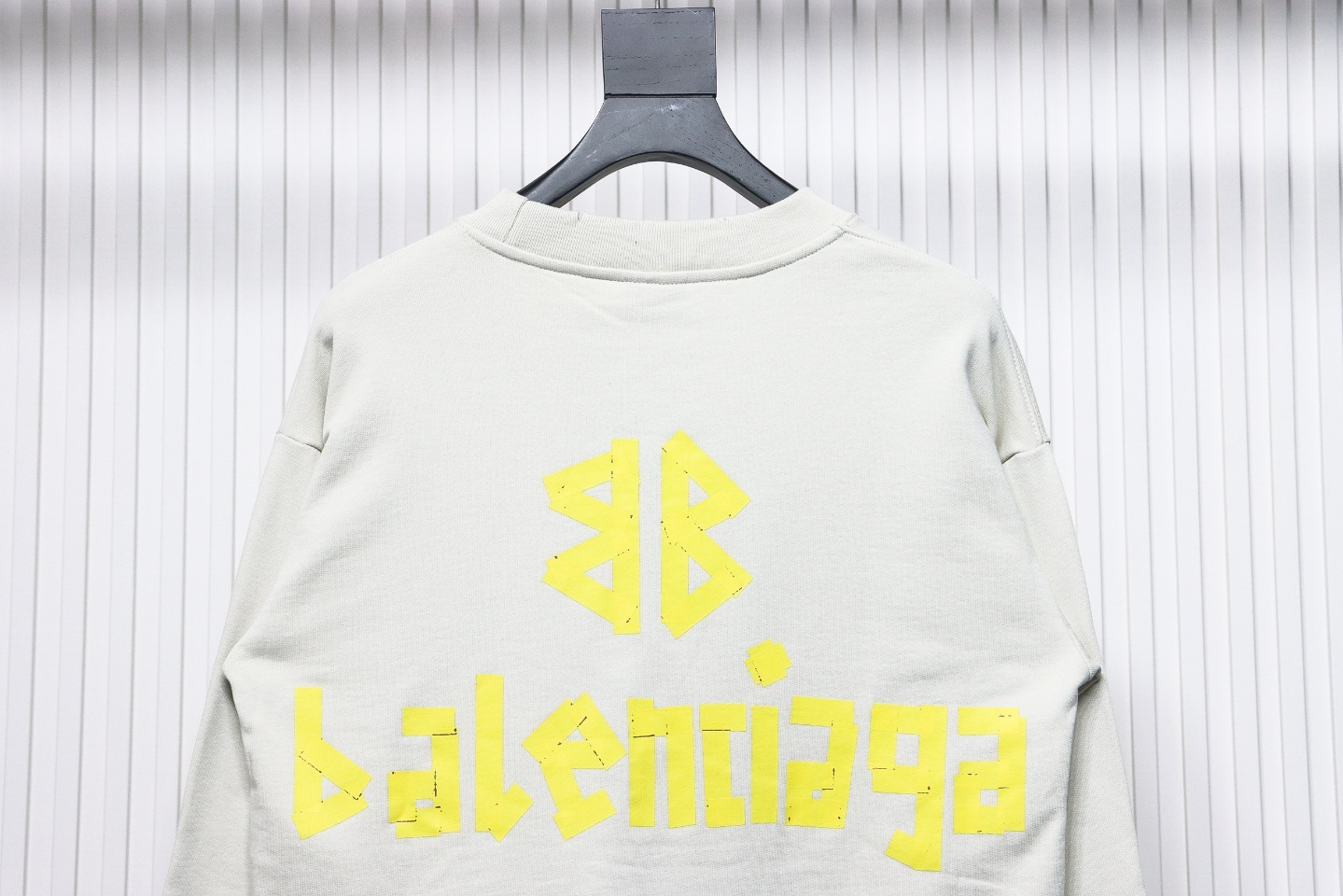 Balenciaga Floral Paper Tape Crewneck Hoodie