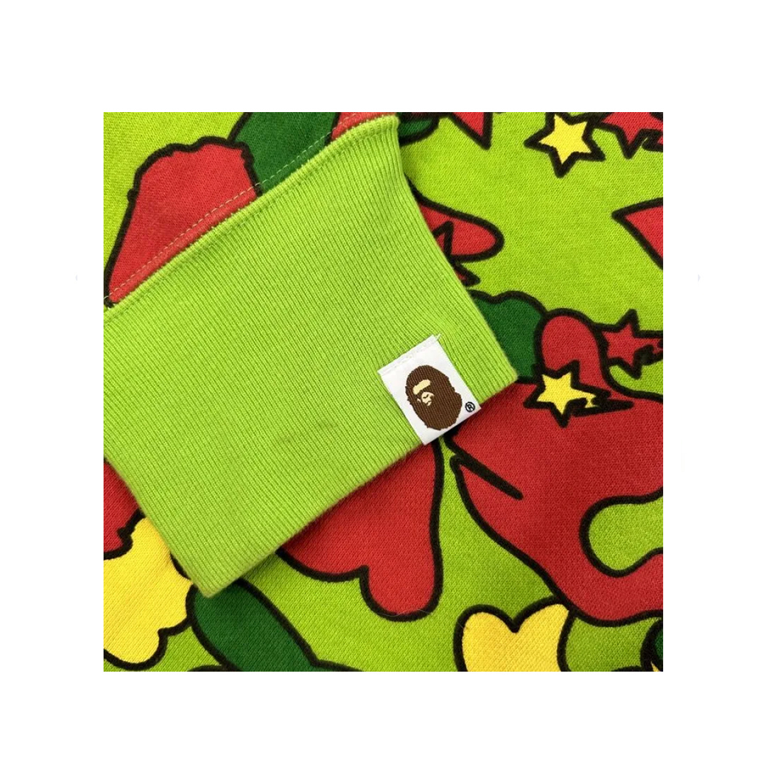 BAPE Psyche Camo Full Zip Shark Hoodie