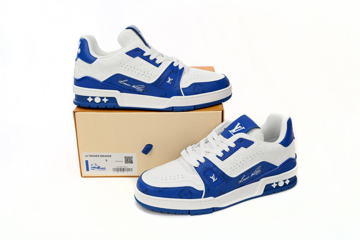 Louis Vuitton White Blue 1AANEV