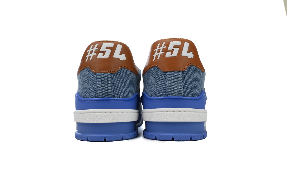 Louis Vuitton Trainer Blue Damier 3D Denim