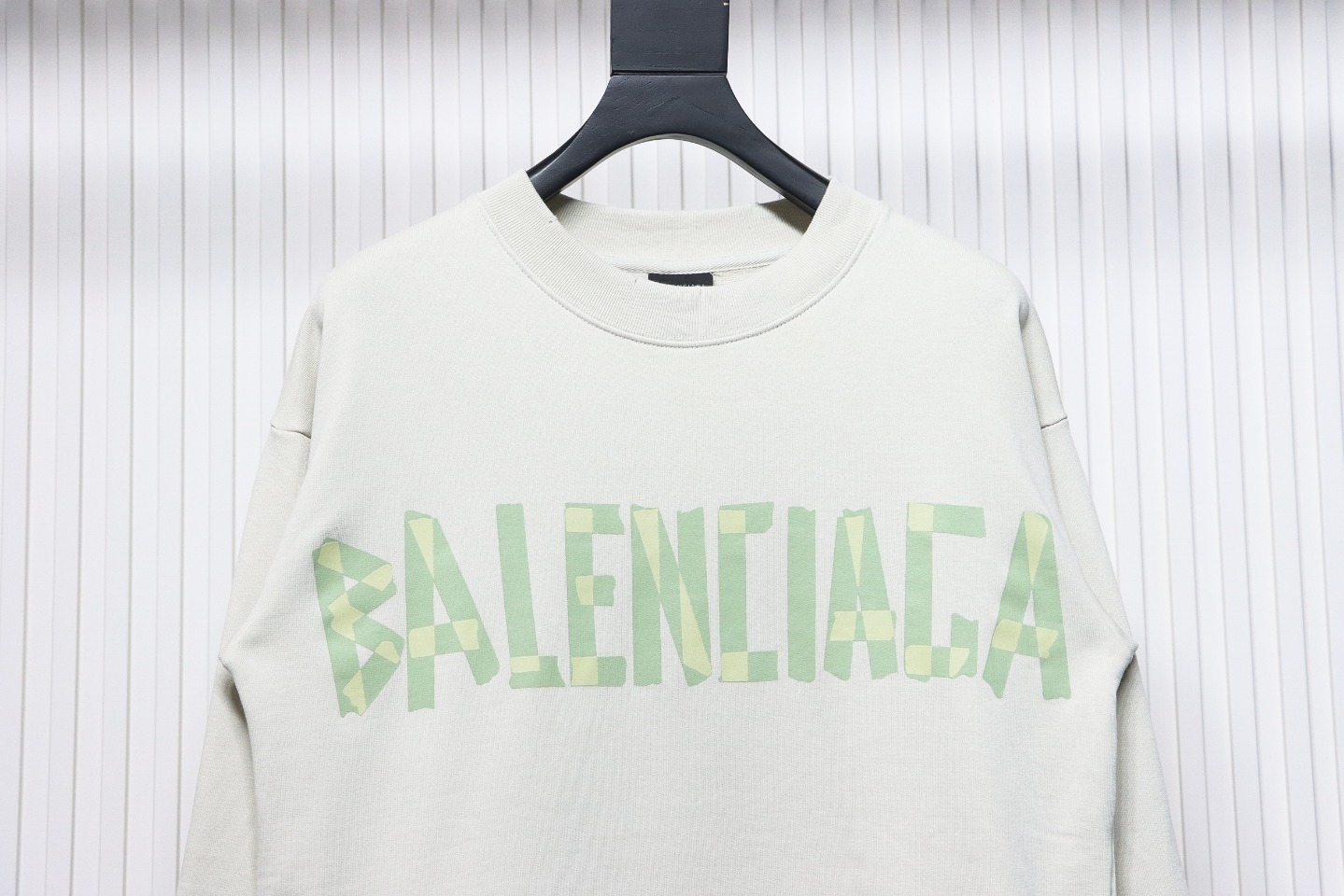 Balenciaga Floral Paper Tape Crewneck Hoodie
