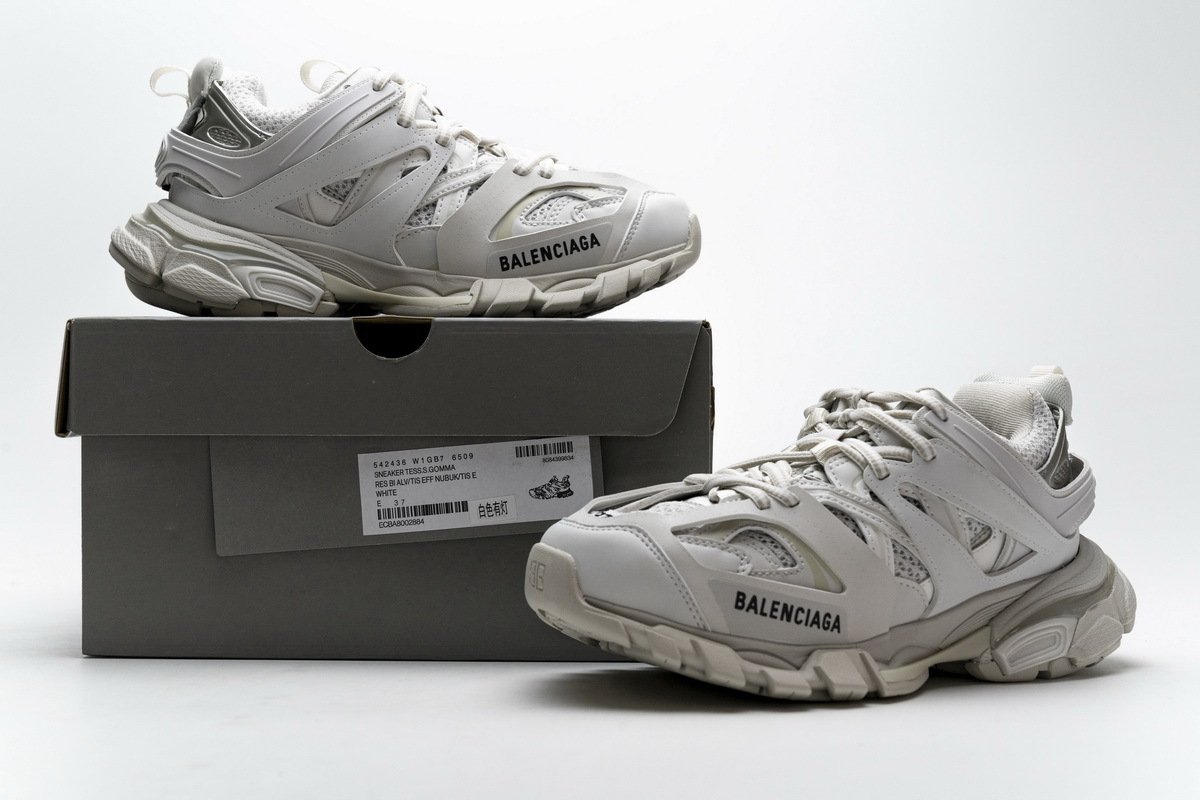 Balenciaga Track Tess S White 542436 W1GB7 6509