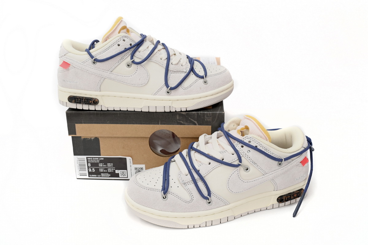OFF WHITE x Nike Dunk SB Low The 50 NO.18 DJ0950-112