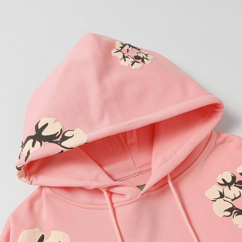 Denim Tears Cactus Tears Wreath Hoodie Pink