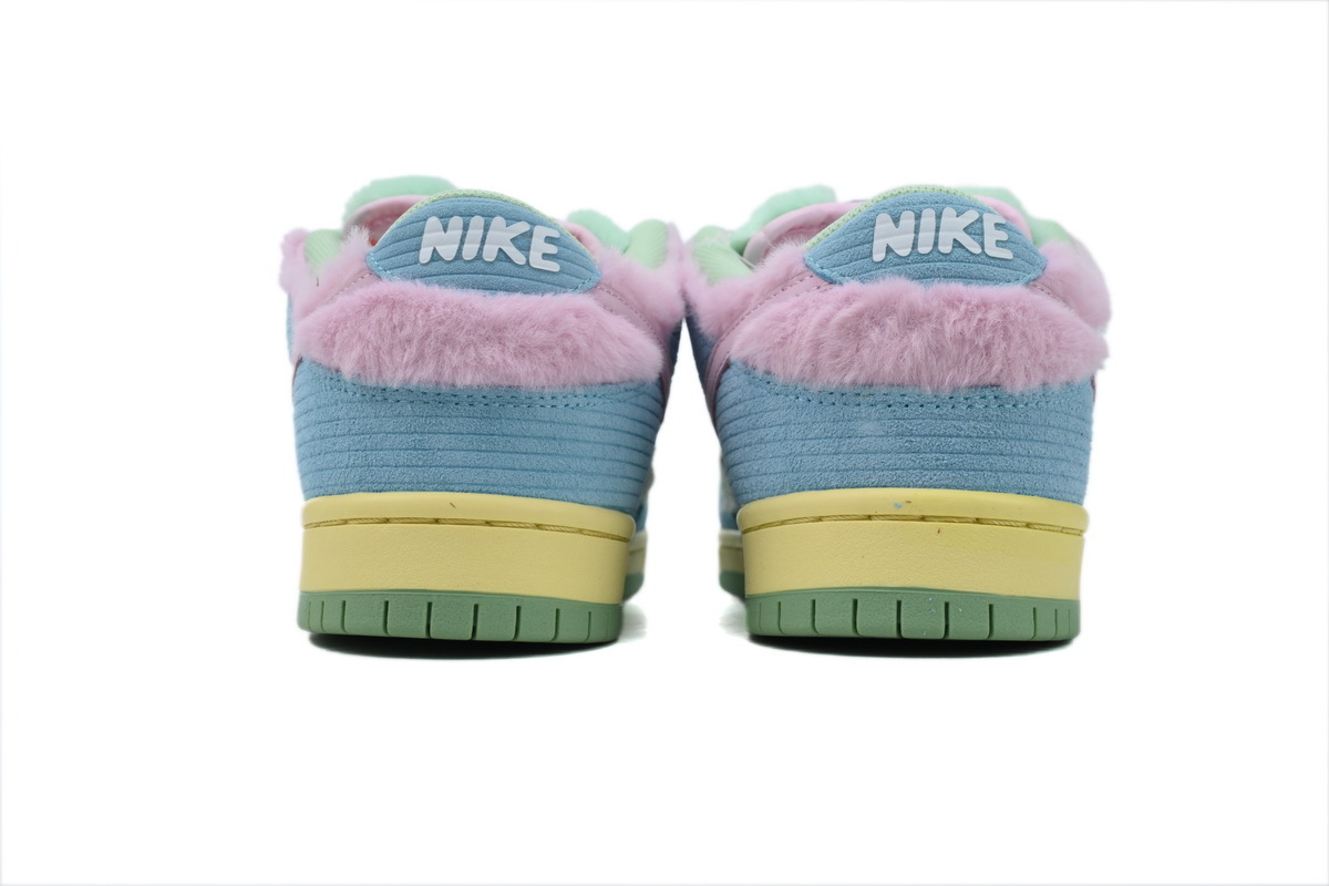Verdy x Dunk SB Low Visty Pink Blue Green FN6040-400