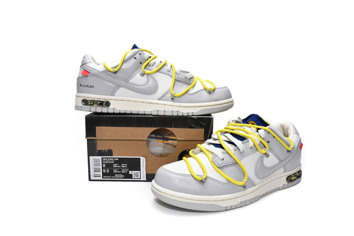 OFF WHITE x Nike Dunk SB Low The 50 NO.27 DM1602-120