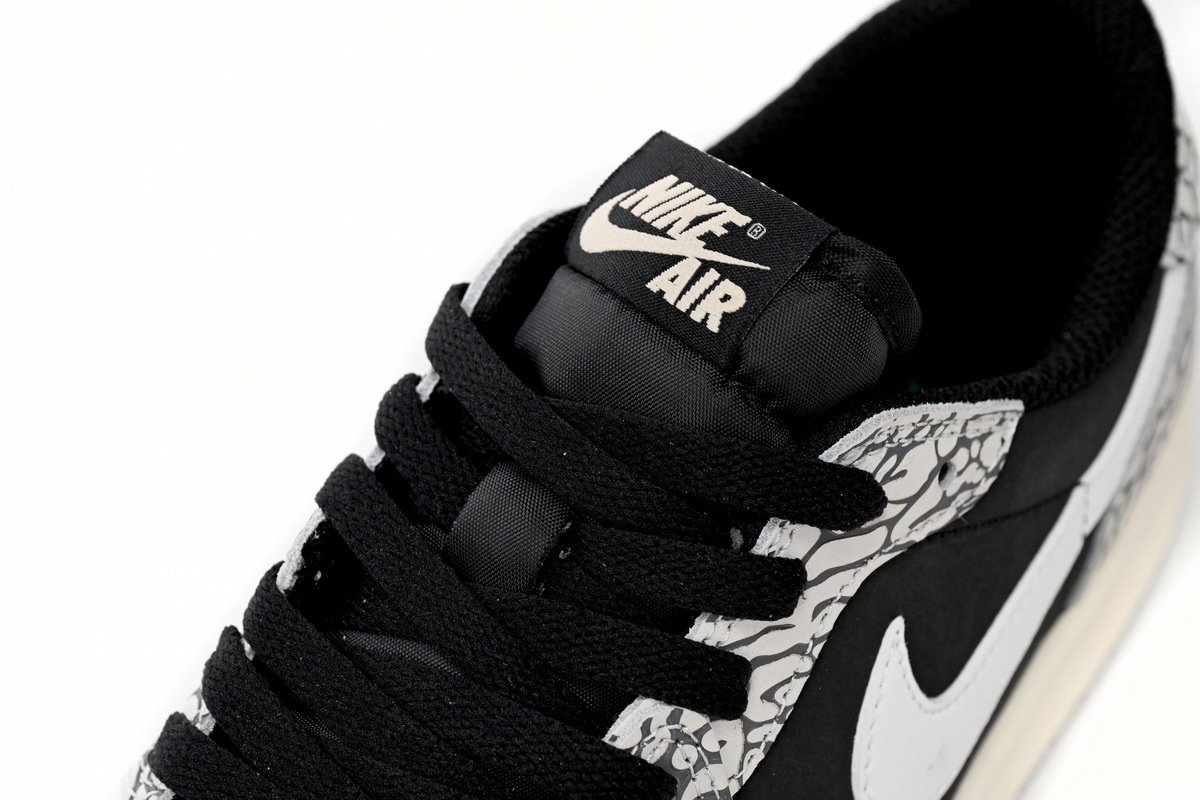 Travis Scott x Air Jordan 1 Low Black Gray Burst CZ0858-001