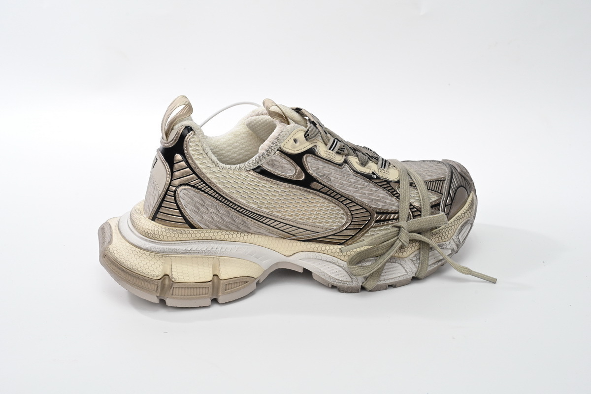 Balenciaga 3XL Sneaker in Black Gray White Gold 734734 W3XL6 0185