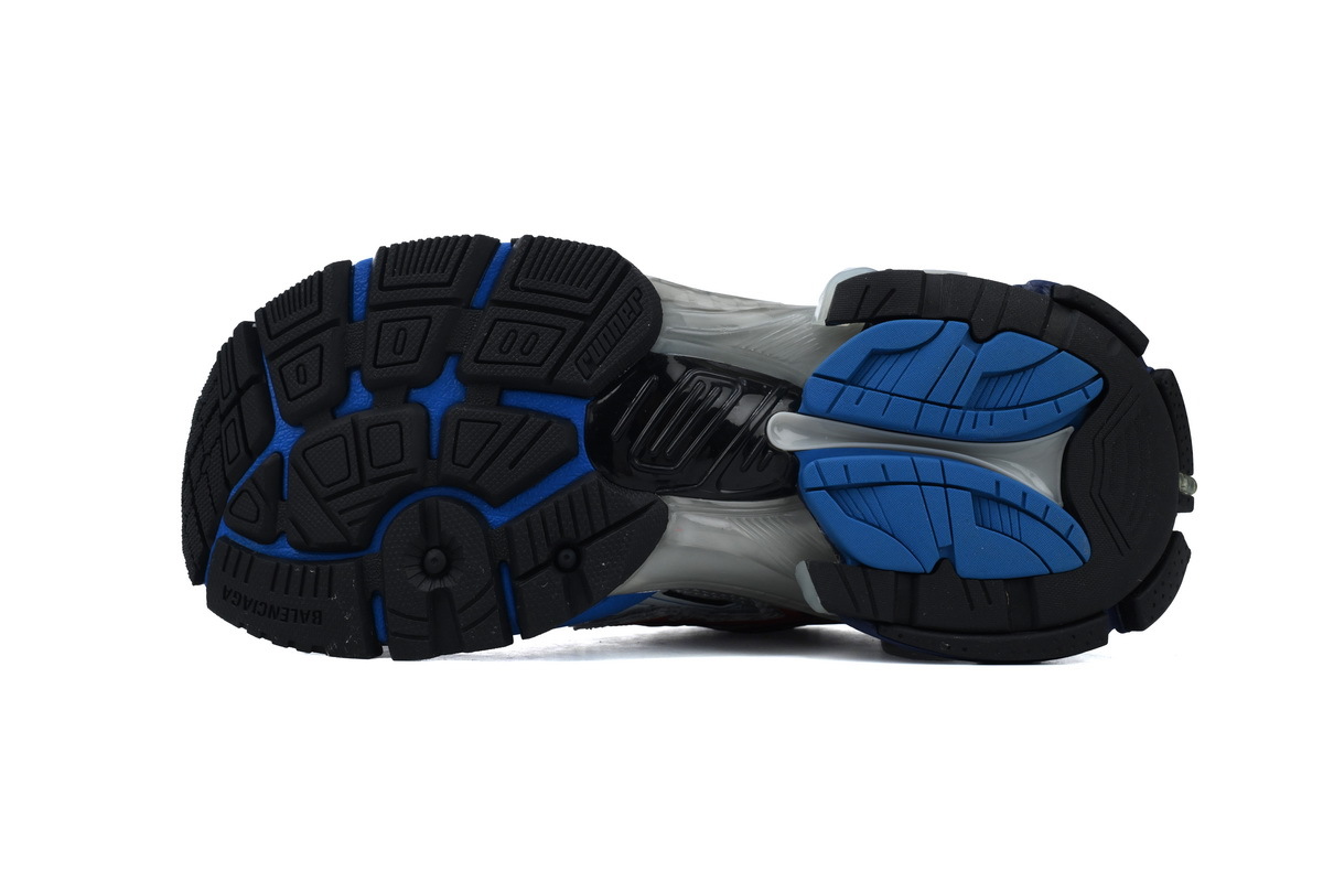 Balenciaga Runner White Blue Orange 677402 W3RB6 1264