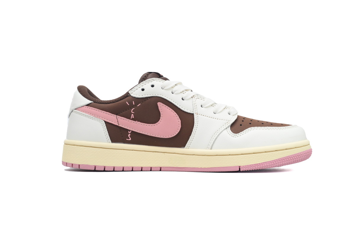 Travis Scott x Air Jordan 1 Low OG SP Dark Pony Pink DZ4137-206
