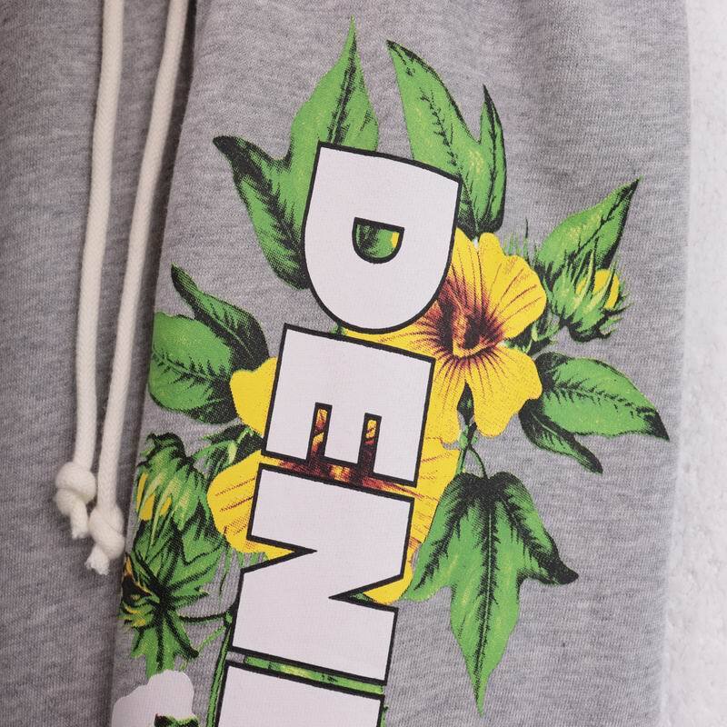 Denim Tears Floral Logo Sweatpant Grey