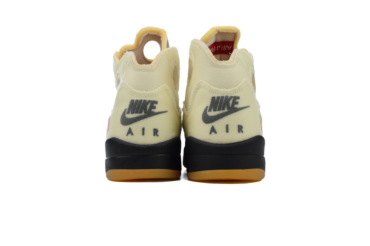 OFF-WHITE x Air Jordan 5 Sail DH8565-100
