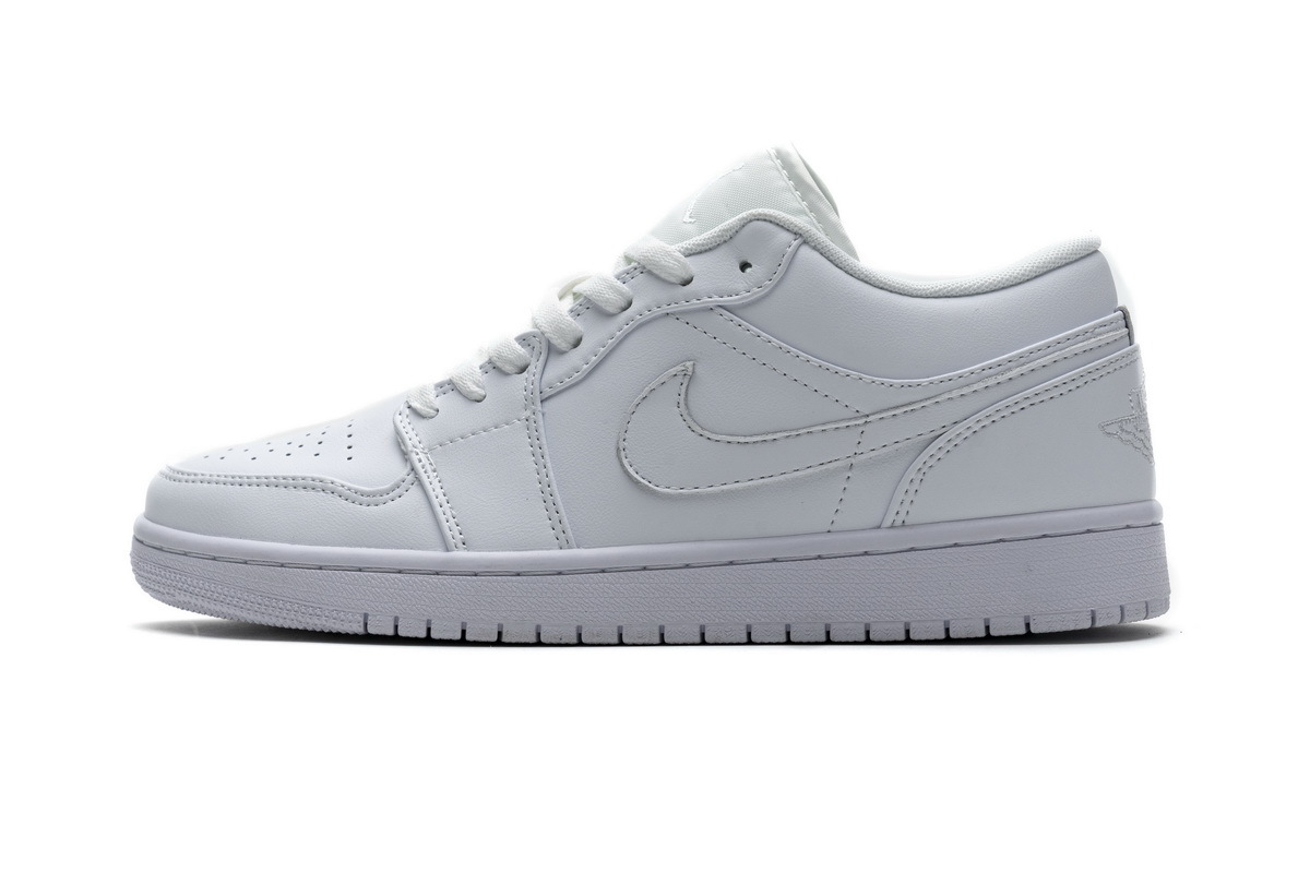 Air Jordan 1 Low White Pure Platnium 553558-130