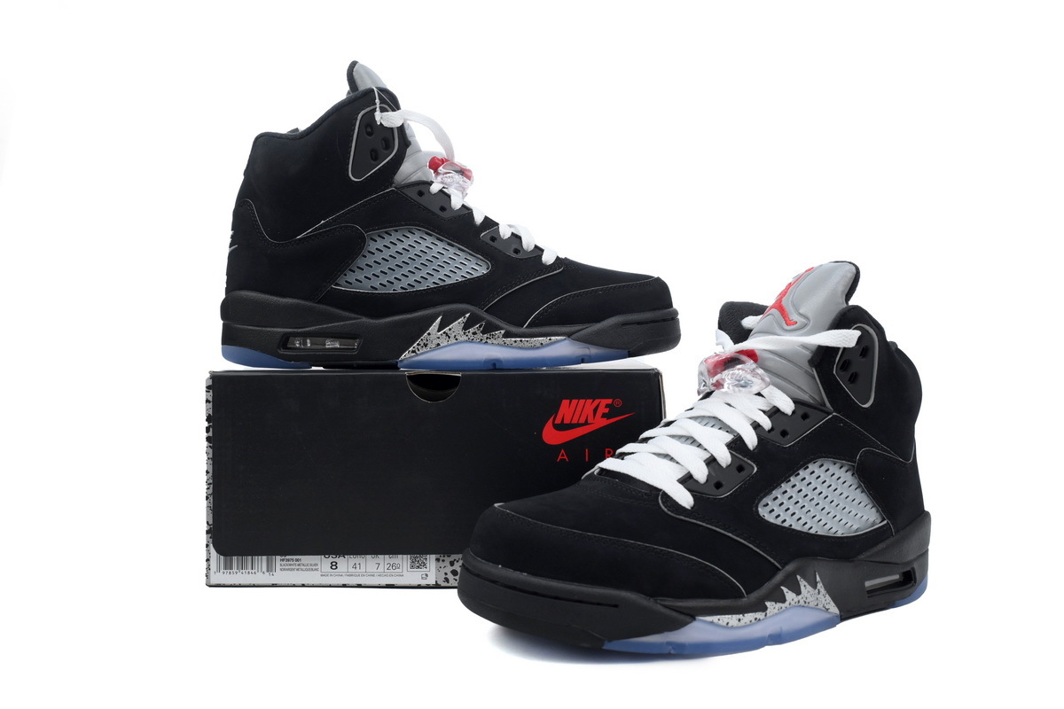 Air Jordan 5 Black Metallic Reimagined HF3975-001