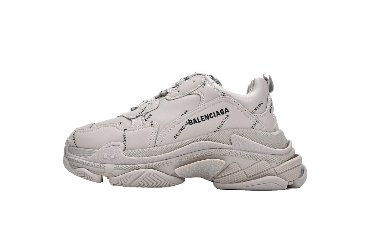 Balenciaga Triple S Letter Beige 524039 W2FA1 9710