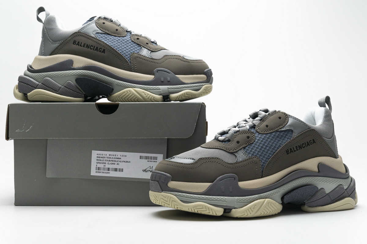Balenciaga Triple S Grey 483513 W06E1 1259