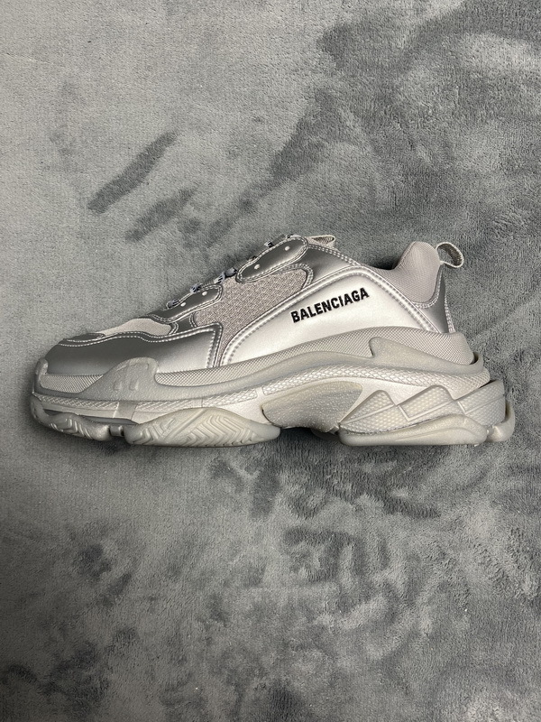 Balenciaga Triple S Light Gray Silver 536737 W2FS2 8100