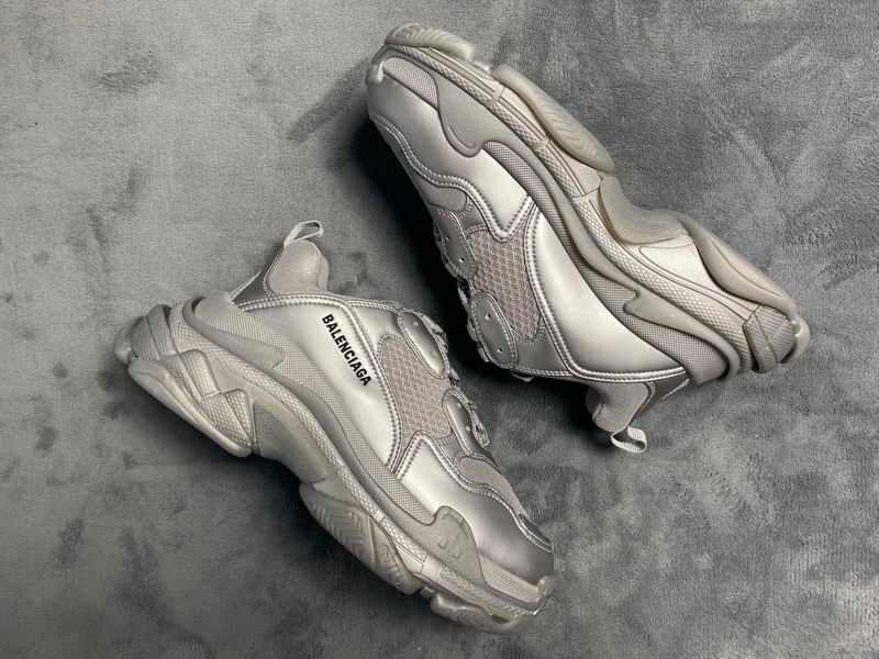 Balenciaga Triple S Light Gray Silver 536737 W2FS2 8100